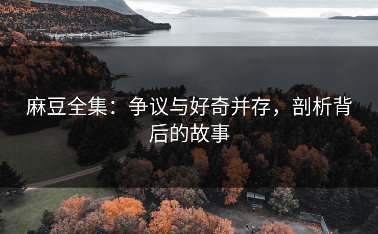 麻豆全集：争议与好奇并存，剖析背后的故事